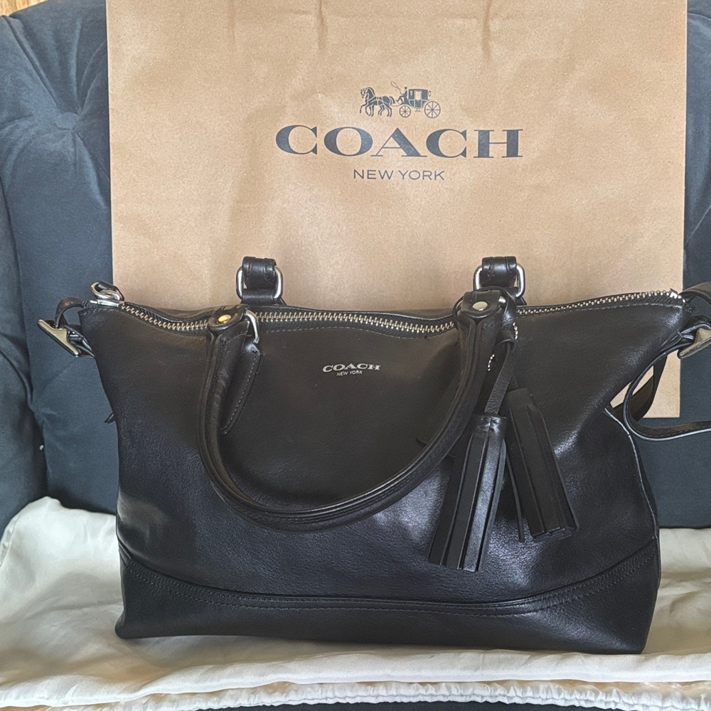 COACH LEGACY MOLLY 21132 East/West Leather Satchel Handbag Crossbody